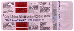 Ctd T Am 6.25/40/5 Tablet 10