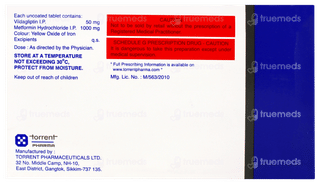 Encelin M 50/1000 Tablet 10