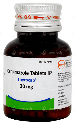 Thyrocab 20mg Tablet 100