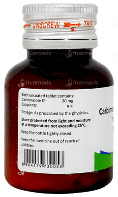 Thyrocab 20mg Tablet 100 Thyrocab 20mg Tablet 100