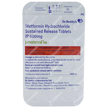 Metsmall 500 MG Tablet Sr 28