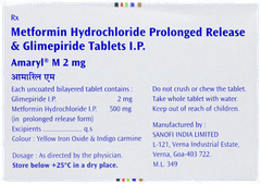 Amaryl M 2mg Tablet 20 Amaryl M 2mg Tablet 20