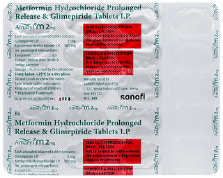 Amaryl M 2mg Tablet 20