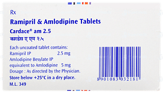 Cardace Am 2.5 Tablet 15