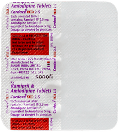 Cardace Am 2.5 Tablet 15 Cardace Am 2.5 Tablet 15