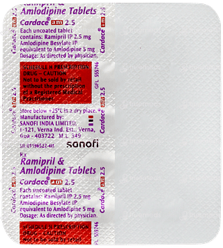 Cardace Am 2.5 Tablet 15