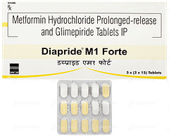 Diapride M1 Forte Tablet 15