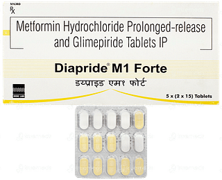 Diapride M1 Forte Tablet 15