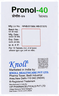 Pronol 40 Tablet 15 Pronol 40 Tablet 15