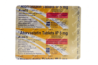 Avas 5 MG Tablet 30