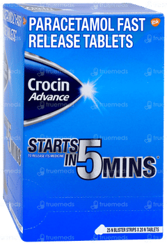 Crocin Advance Tablet 20 Crocin Advance Tablet 20