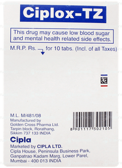 Ciplox Tz Tablet 10