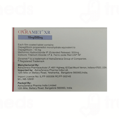 Oxramet Xr 10mg/500mg Tablet 7 Oxramet Xr 10mg/500mg Tablet 7