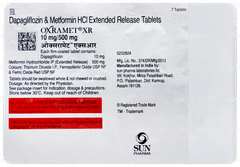 Oxramet Xr 10mg/500mg Tablet 7 Oxramet Xr 10mg/500mg Tablet 7