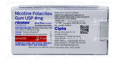 Nicotex 4mg Mint Plus Flavour Sugar Free Nicotine Gums 25 Nicotex 4mg Mint Plus Flavour Sugar Free Nicotine Gums 25