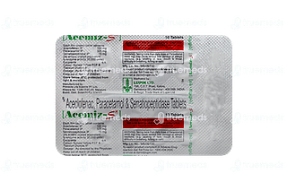 Acemiz S 100/325/15 MG Tablet 10