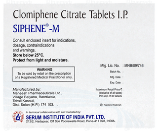 Siphene M Tablet 30