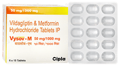 Vysov M 50mg/1000mg Tablet 15