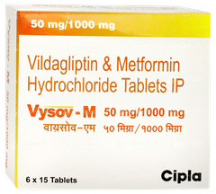 Vysov M 50mg/1000mg Tablet 15 Vysov M 50mg/1000mg Tablet 15