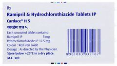 Cardace H 5 Tablet 15 Cardace H 5 Tablet 15