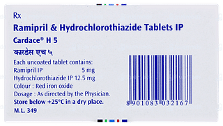 Cardace H 5 Tablet 15