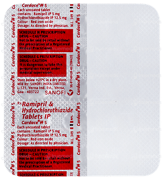 Cardace H 5 Tablet 15