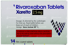 Xarelto 2.5mg Tablet 14 Xarelto 2.5mg Tablet 14