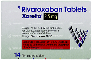 Xarelto 2.5mg Tablet 14