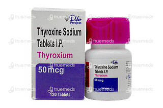 Thyroxium 50 MCG Tablet 120