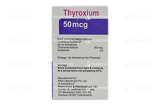 Thyroxium 50 MCG Tablet 120