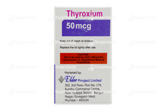Thyroxium 50mcg Tablet 120