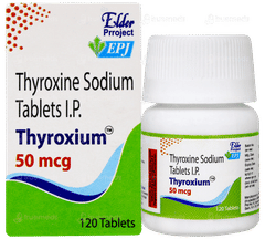Thyroxium 50mcg Tablet 120