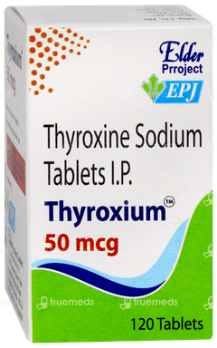 Thyroxium 50mcg Tablet 120