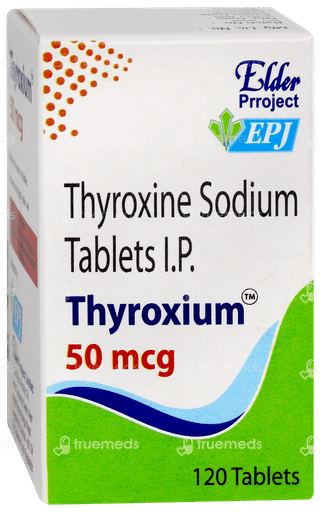 Thyroxium 50mcg Tablet 120