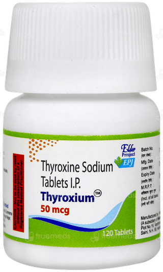 Thyroxium 50mcg Tablet 120