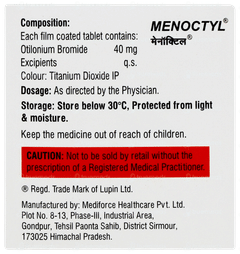 Menoctyl Tablet 15 Menoctyl Tablet 15