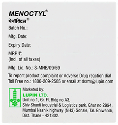 Menoctyl Tablet 15 Menoctyl Tablet 15
