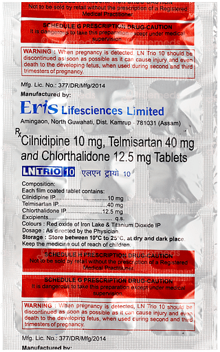 Ln Trio 10 Tablet 15