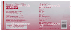 Ozovas 20 Tablet 10