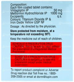 Verifica M 50mg/1000mg Tablet 15