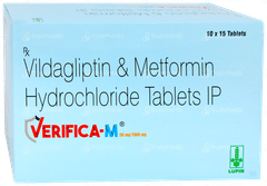 Verifica M 50mg/1000mg Tablet 15