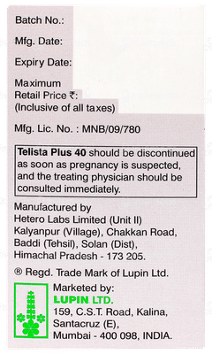 Telista Plus 40 Tablet 15