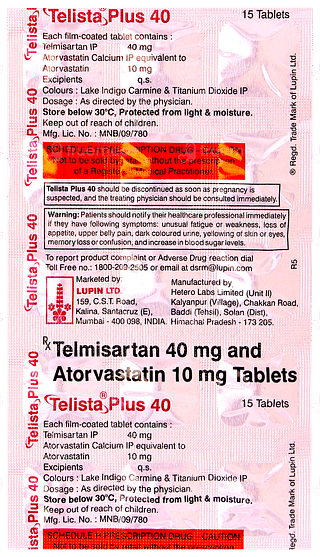 Telista Plus 40 Tablet 15