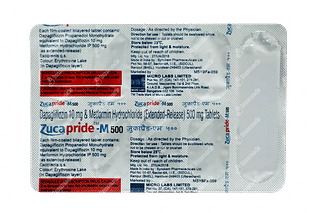 Zucapride M 10/500 MG Tablet Sr 10