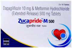 Zucapride M 500 Tablet Er 10