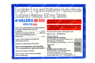 Valera M 500 MG Tablet Sr 15