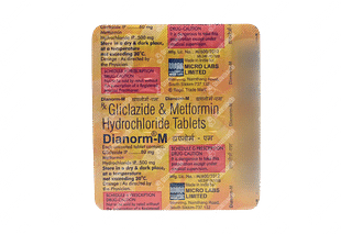 Dianorm M 80/500 MG Tablet 10