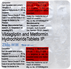 Zilda M 500 Tablet 15 Zilda M 500 Tablet 15