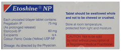 Etoshine Np Tablet 10 Etoshine Np Tablet 10