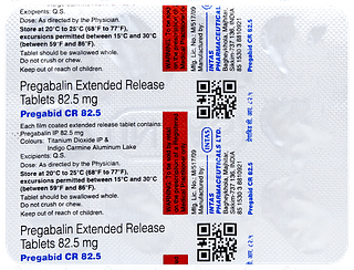 Pregabid Cr 82.5 Tablet 10
